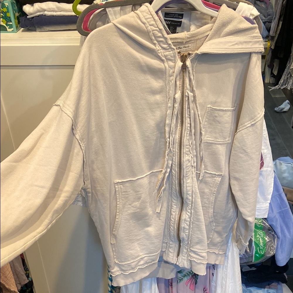 We The Free Cream Jacket Cozy Layering Essential